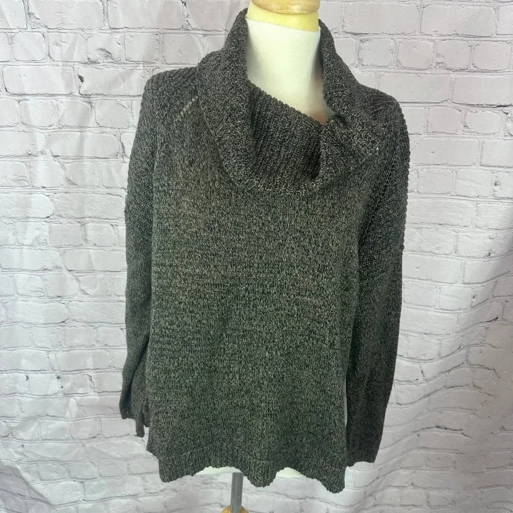 BCBGeneration cowl neck tunic sweater size small oversized fit